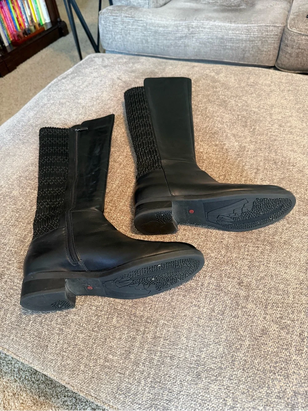 Blondo Black Over-the-Knee Leather Boots